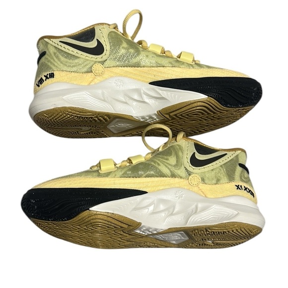 Nike Kyrie 8 Citron Tint Leopard DJ6017-800 Yellow and Black Sneakers Size 5.5 - Picture 6 of 8
